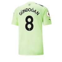 Fotbalové Dres Manchester City Ilkay Gundogan #8 Alternativní 2022-23 Krátký Rukáv